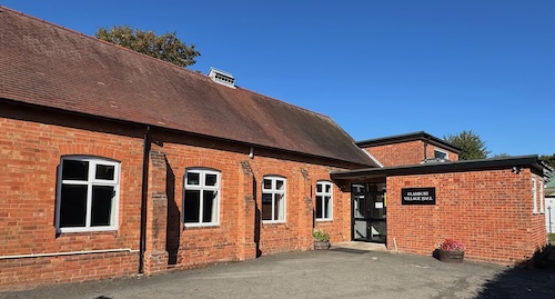 Fladbury village hall exterior